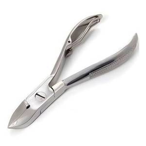 Coupe-ongles professionnels Mertz en acier inoxydable, lame courbée, ouverture large (5 mm), pointe acérée, durables pour les ongles des doigts des adultes - Product Image 3