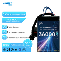 Batterie lithium-ion NMC semi-solide 24S 36000 mAh, tailles optionnelles 330 Wh/kg, pour drones industriels et UAV - Vente en gros usine