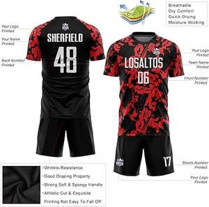 Uniforme de Fútbol de Último Diseño 100% Poliéster, Nuevo Estilo, para Adultos, Calidad Premium Profesional, Color Personalizado, Secado Rápido, Sin Mangas - Product Image 3