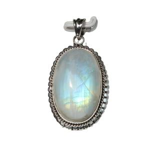 Ensemble de lunette unisexe pendentif fantaisie en pierre de lune en argent sterling 925 en forme de goutte Piedras Naturales pierres de cristal de guérison Acheter maintenant! - Product Image 6