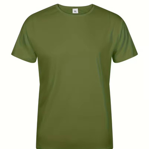 Nueva camiseta premium para hombre, informal, de algodón, transpirable, de secado rápido, corte regular, con logo personalizado, para equipo, para verano. - Product Image 1
