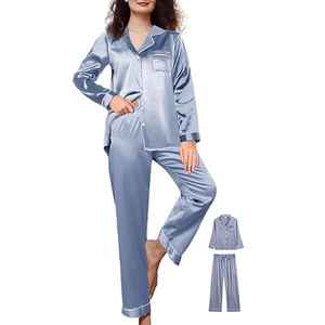 Wholesale High Quality Women's Summer Pajamas Set <b>White</b> <b>Lace</b> Breathable Satin Sleepwear Casual Homewear Sling Camisole Top - Product Image 6