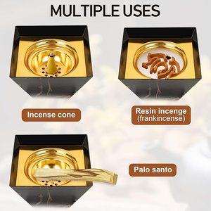 Premium Decorative <b>Bakhoor</b> Incense Burner for Arabic <b>Oud</b> Chips Luxury Home Interior Hotel Lobby - Product Image 3