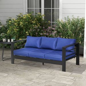 Divano da Esterno in Rattan Sintetico con Cuscini Lavabili per un Elegante Arredo Patio - Product Image 2