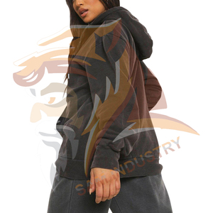 Wholesale Factory Made Women <b>Drop</b> Shoulder Oversized Hoodie 100% Cotton Material Lightweight Streetwear Style Hoodie - Product Image 2