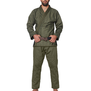 Martial Art Green Taekwondo Uniform Customized Best Quality Set New Design High Quality Solid Color All Size Sports Wear - Product Image 1