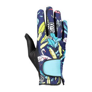 Golf <b>Glove</b> Right Hand Digital Print PU Leather Non Slip Hook And Loop Closure Unisex Sports <b>Gloves</b> - Product Image 4