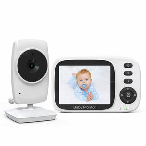 Caméra de surveillance pour bébé au prix d'usine, écran LCD de 3,2 pouces, zoom 2x, batterie 2100 mAh, vision nocturne, audio bidirectionnel, moniteur de sommeil pour bébé - Product Image 1