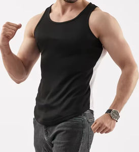 Vêtements de sport sublimés, débardeur de musculation sans manches avec logo, débardeur homme, t-shirt sublimation homme - Product Image 3