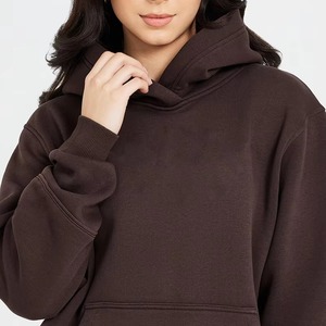 Hooded Winter Women's Oversized Eco-Friendly 100% Cotton Customizable Streetwear Hoodie Wholesale - Product Image 6