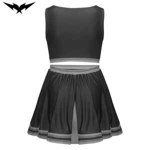 Bigetron Sports – Nouveaux ensembles d'uniformes de cheerleading professionnels de haute qualité pour la compétition scolaire, en Spandex/Polyester noir - Product Image 4