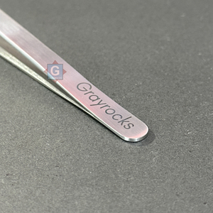 Pince à épiler incurvée en acier inoxydable, pointe de précision, longueur 10 mm, qualité A+, pour soins personnels et pose de cils - Product Image 2