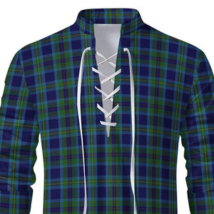 Chemise de kilt écossais traditionnel Strathallan moderne pour homme, motif tartan Jacobite authentique, à lacets - Product Image 2