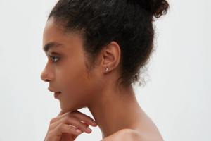 Pendientes de Diamante Cultivado en Laboratorio con Forma de Corazón, Oro de 14K, Pendientes de Hélice con Rosca para Cartílago, Joyería Elegante para Mujer, Regalo - Product Image 5