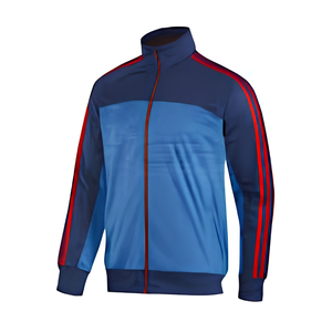 Winter Solid 100% Cotton Digital Print Custom Sportswear Men's Tracksuit Hoodie <b>Jacket</b> Joggers Shorts - Product Image 2