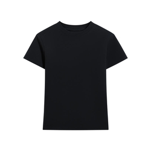 Camiseta de verano a la moda para mujer, nuevo estilo moderno con mangas cortas, informal, holgada, de longitud media, versátil, para mujer - Product Image 3