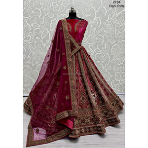 Nupcial Indio Desgaste Terciopelo Colecciones Para Novia Con Zarkhan Trabajo Por Fabzone - Product Image 2