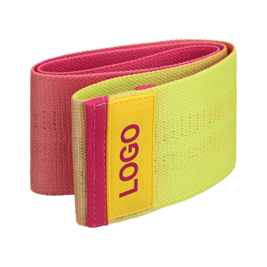 Bandas de Tela de Poliéster Antideslizantes de Alta Resistencia en Colores Radiantes para Yoga, Ejercicios de Cadera y Glúteos, Gimnasio en Casa, con Logotipo Personalizado - Product Image 1