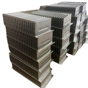 Boîtier de transformateur métallique robuste personnalisable en gros, haute tension, en acier ondulé à ailettes, marque TDCSG, sur mesure - Product Image 2
