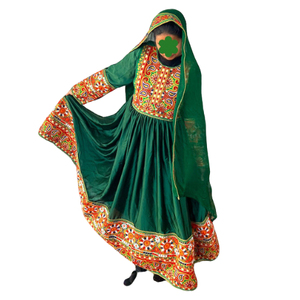 Ropa de boda afgana Kuchi, ropa afgana, ropa étnica, vestidos modestos para mujeres, cultura de la moda afgana, vestido afgano Kuchi - Product Image 3