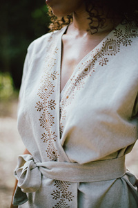 Vestido de Algodón con Estampado a Mano de Inspiración Boho para Mujer, Diseñado para Festivales y Comodidad Diaria - Product Image 2