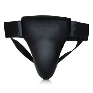 Protecteur d'aine de boxe en cuir de vachette véritable MMA Muay Thai Training Protector for Protectors - Product Image 3