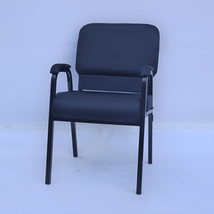 Silla de auditorio de metal con brazos para iglesia, santuario, capilla, salón, comedor y escuela, sillas de asiento de santuario apilables - Product Image 1