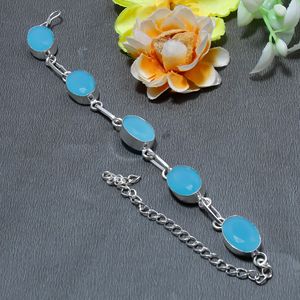 Natural Onyx Gemstone <b>Bracelet</b>, 925 Sterling Silver Plated <b>Bracelet</b>, Handmade Jewelry - Product Image 2