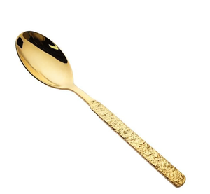 Ensemble de fourchettes texturées en acier inoxydable de luxe, vaisselle décorative pour la cuisine, couverts de table, couverts de restaurant, hôtel, cadeau, vaisselle de dîner - Product Image 6