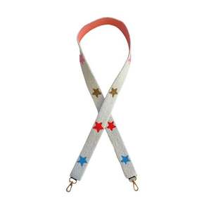 War Eagle Beaded <b>Bag</b> <b>Strap</b> Go Tigers Embroidery Work Glass Seed Bead Crossbody Belt Shoulder Handle <b>Replacement</b> Wide Tote <b>Strap</b> - Product Image 6