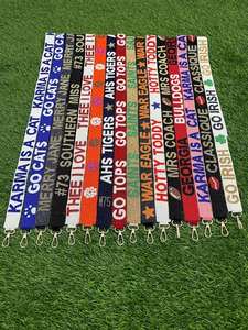 Correa de repuesto para bolso de mano con cuentas blancas, estilo Roll Tide, para llevar cruzado, accesorios para el día del partido, cinta ancha hecha a mano - Product Image 3