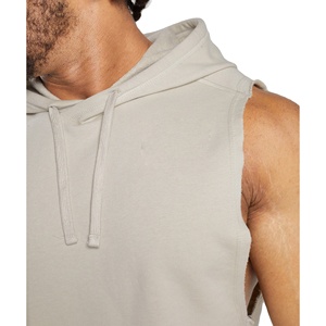 Haute qualité imprimé personnalisé hommes Gym Hoodies entraînement débardeurs col rond été pull Styles sans manches gym à capuche pour hommes - Product Image 5