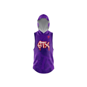 Custom Adults Purple and White Color Wear Breathable 7 on 7 Football Uniform for Men Low Price - Product Image 4