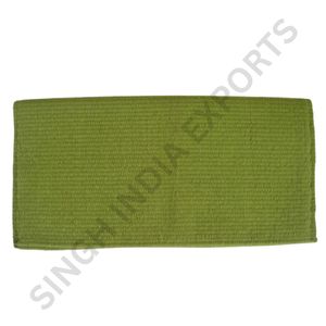 Couverture de selle en laine de Nouvelle-Zélande verte unie, tapis de selle western doux, respirant et durable pour l'équitation - Product Image 2