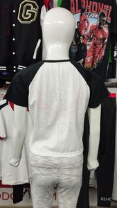 T-shirt court à manches raglan pour femme, personnalisé, imprimé, séchage rapide, en coton/bambou, col rond, décontracté, été, vente en gros - Product Image 3