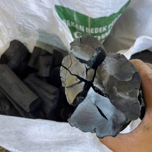 Charbon de bois noir sans fumée pour restaurant, 100% bois dur, durée de combustion de 2 à 4 heures - BIWOOD COMPANY - Product Image 1