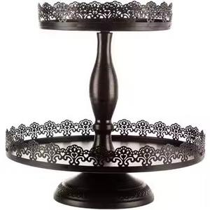 Soporte de Metal para Chocolate, Exhibidor de Postres de Varios Niveles para Frutos Secos, Presentación de Mesa de Inspiración Vintage para Recepción de Bodas - Product Image 2