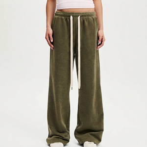 New Design Casual Wear Baggy Style Long Drawstrings Sweatpants For <b>Women</b> <b>Straight</b> <b>Leg</b> Lightweight Streetwear <b>Joggers</b> - Product Image 4