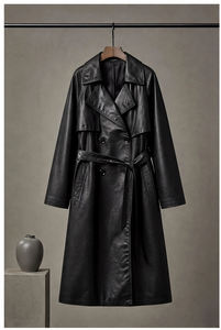 Wholesale OEM Custom Logo Women's Leather Aviator <b>Jacket</b> <b>Sheepskin</b> <b>Jacket</b> Factory Price Low MOQ Export - Product Image 2