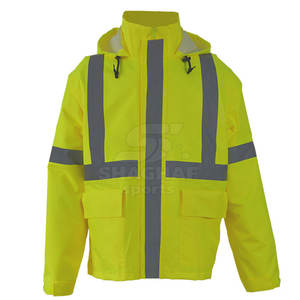 Chaqueta de seguridad reflectante para trabajo, impermeable, ropa de trabajo, chaqueta de seguridad para hombre - Product Image 6