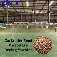 Machine de séchage multifonctionnelle pour graines de coriandre et épices variées, en acier inoxydable 304, avec PLC, certifiée CE, de qualité alimentaire, pour micro-ondes