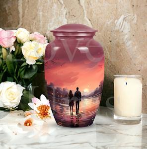 Urnes commémoratives pour couples, grand récipient pour cendres humaines d'adultes, urne funéraire décorative, souvenir, hommage, commémoration - Product Image 5