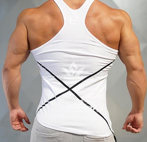 <b>Men's</b> <b>White</b> Sleeveless Tank Top O-Neck Solid Color Breathable Knitted Casual Workout Muscle Shirt Soft Lightweight Summer <b>Vest</b> - Product Image 4