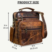 ¡Novedad de 2025! Bolso de hombro de viaje personalizado, bolso de mensajero de moda de cuero genuino para hombre, bolso cruzado pequeño de diseñador para hombre