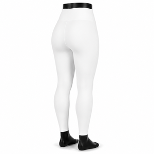 Leggings de Yoga Blancos de Cintura Alta, Sin Costuras, Largos, con Cintura Elástica, Pantalones de Spandex y Nailon - Product Image 4
