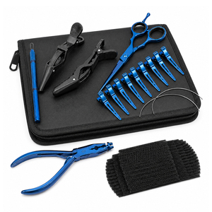 Premium Quality METAL TECH Stainless Steel Hair Weft Extension Accessories Kit Hair Installation <b>Tools</b> Weaving Hook Precision - Product Image 1