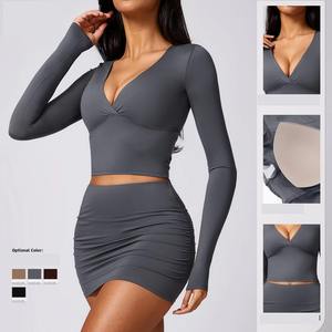 Débardeur de sport côtelé sans manches pour femme grande taille, personnalisé, avec logo frontal, effet délavé, idéal pour l'été, la gym, le yoga et le tennis - Product Image 5