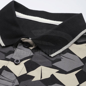 Design unique grande taille hommes imprimés polos nouveauté séchage rapide hommes imprimés polos - Product Image 5