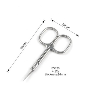 Ciseaux à cuticules incurvés professionnels en acier inoxydable pour manucure et pédicure, soins de beauté des ongles des doigts et des orteils, vente en gros - Product Image 4