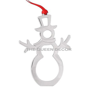 Adornos Colgantes de Navidad, Adornos Rústicos de Metal Galvanizado, Adornos Colgantes de Tela, Santa Claus Eléctrico - Product Image 2